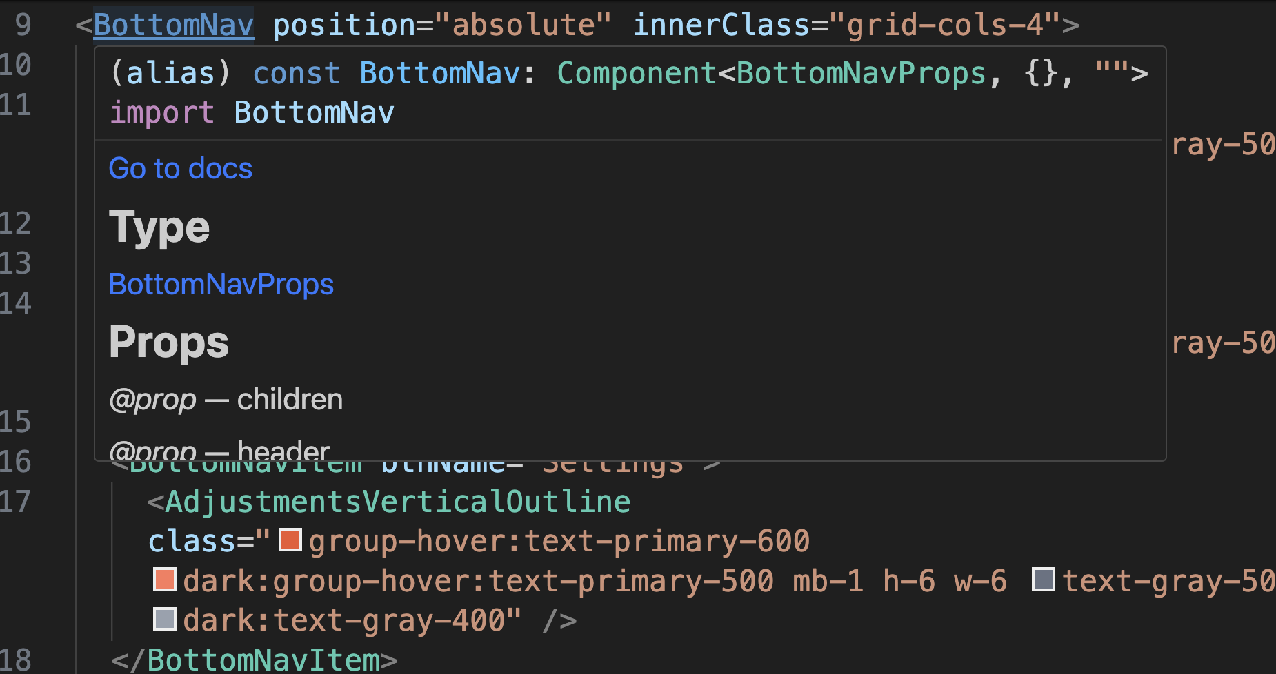 component document demo